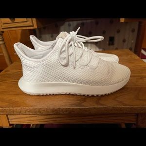 White adidas Tubular